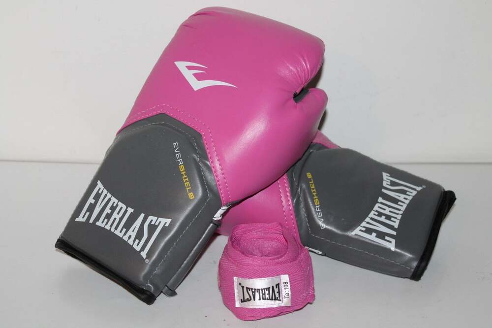 Everlast ProStyle Elite Training Gloves, 12 oz, Pink, Boxing, Fitness, Athletic
